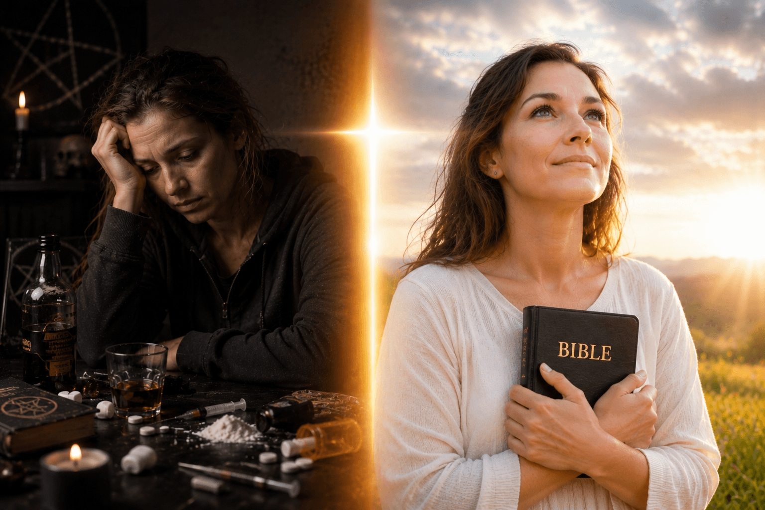 De l'occultisme à Jésus